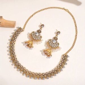 Indian Jhumka and Necklace set